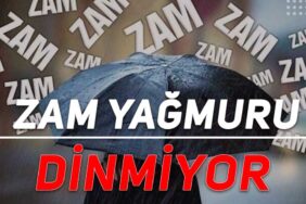 2024, zam fırtınasıyla başladı!